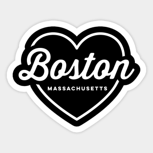 Boston Massachusetts Love Sticker